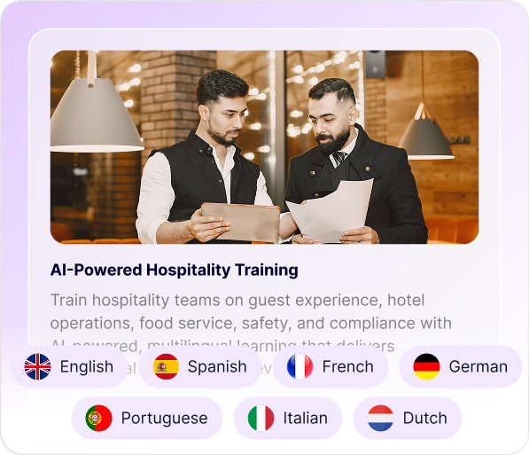 Train in 90+ languages