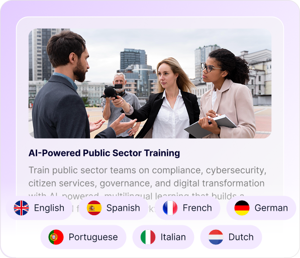 Train in 90+ languages
